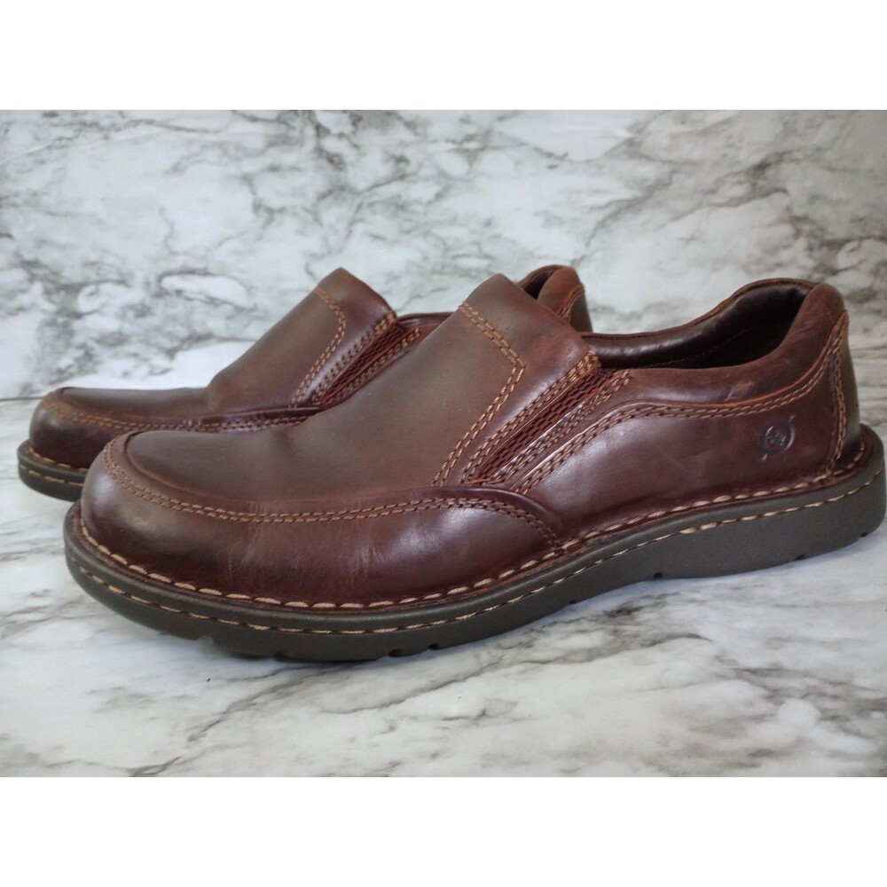 Born Leather Slip On Loafers Shoes Size 9.5M